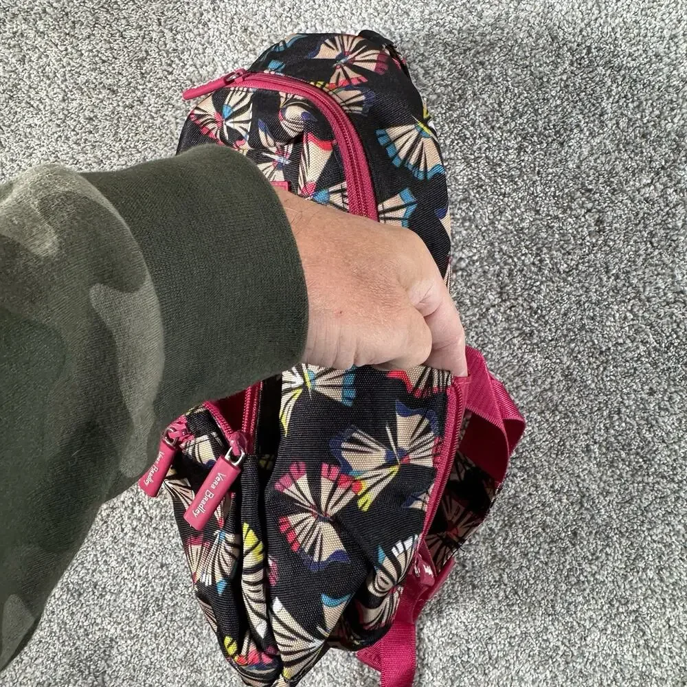 Vera Bradley Lighten Up Compact Essential Backpack Art Butterflies 23727-J80